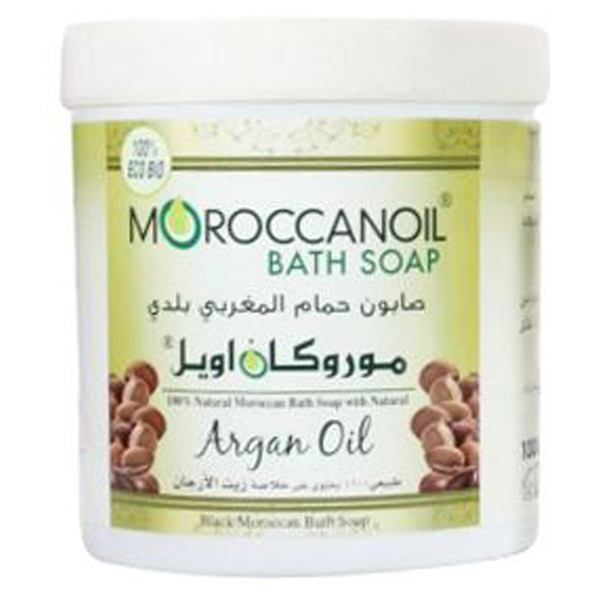 a natural black moroccan soap with argan oil - 1000ml