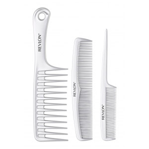 wet hair & prep combs - 3 pieces